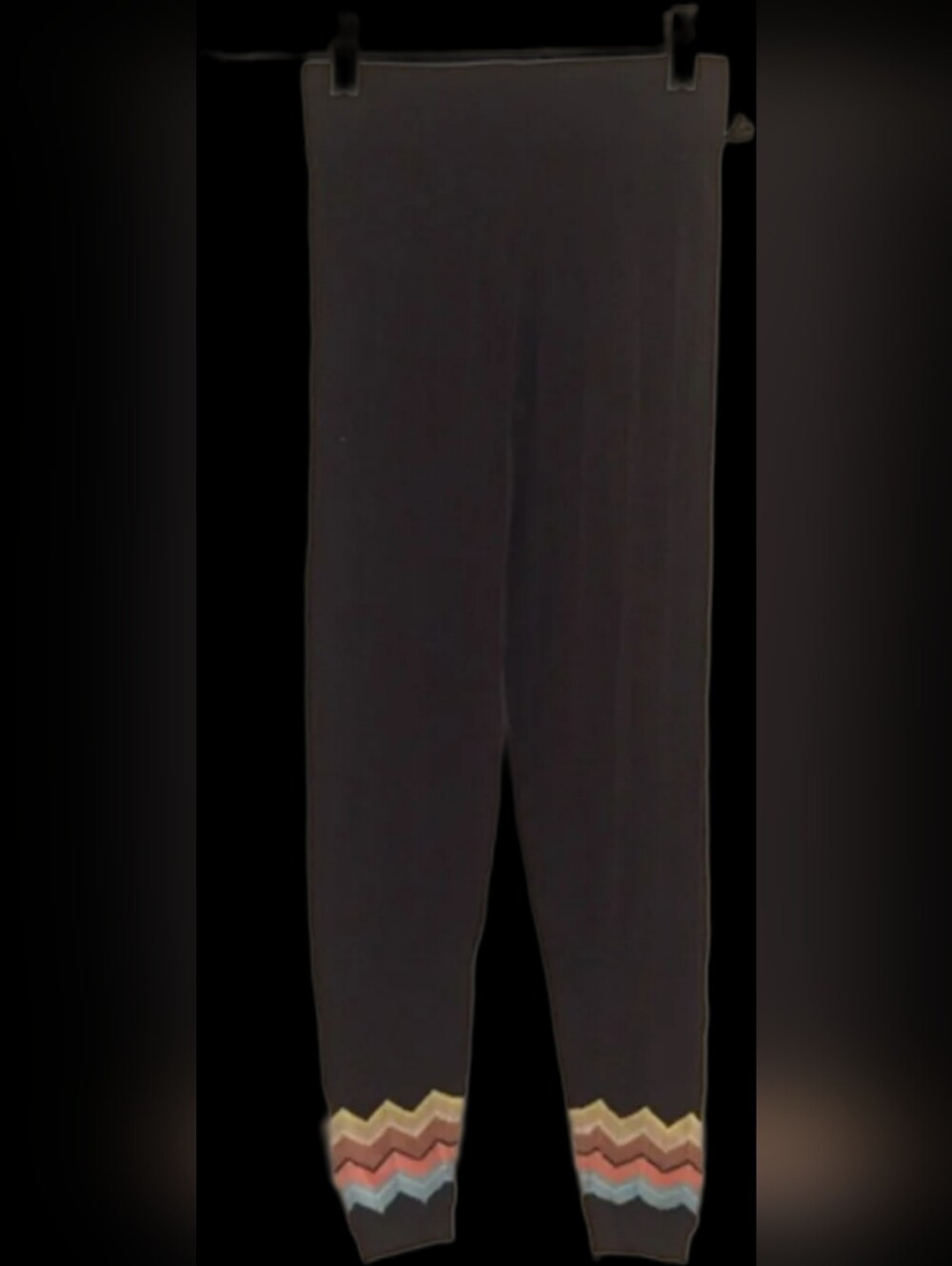 Vintage 2011 Missoni for Target ZigZag Knit Leggings Size Large Good/Gently Used